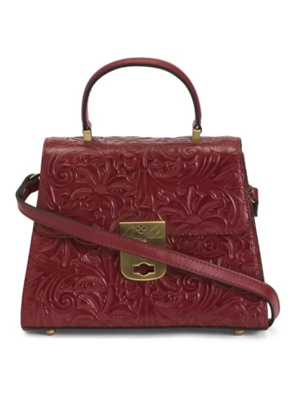 PATRICIA NASH Leather Chauny Satchel